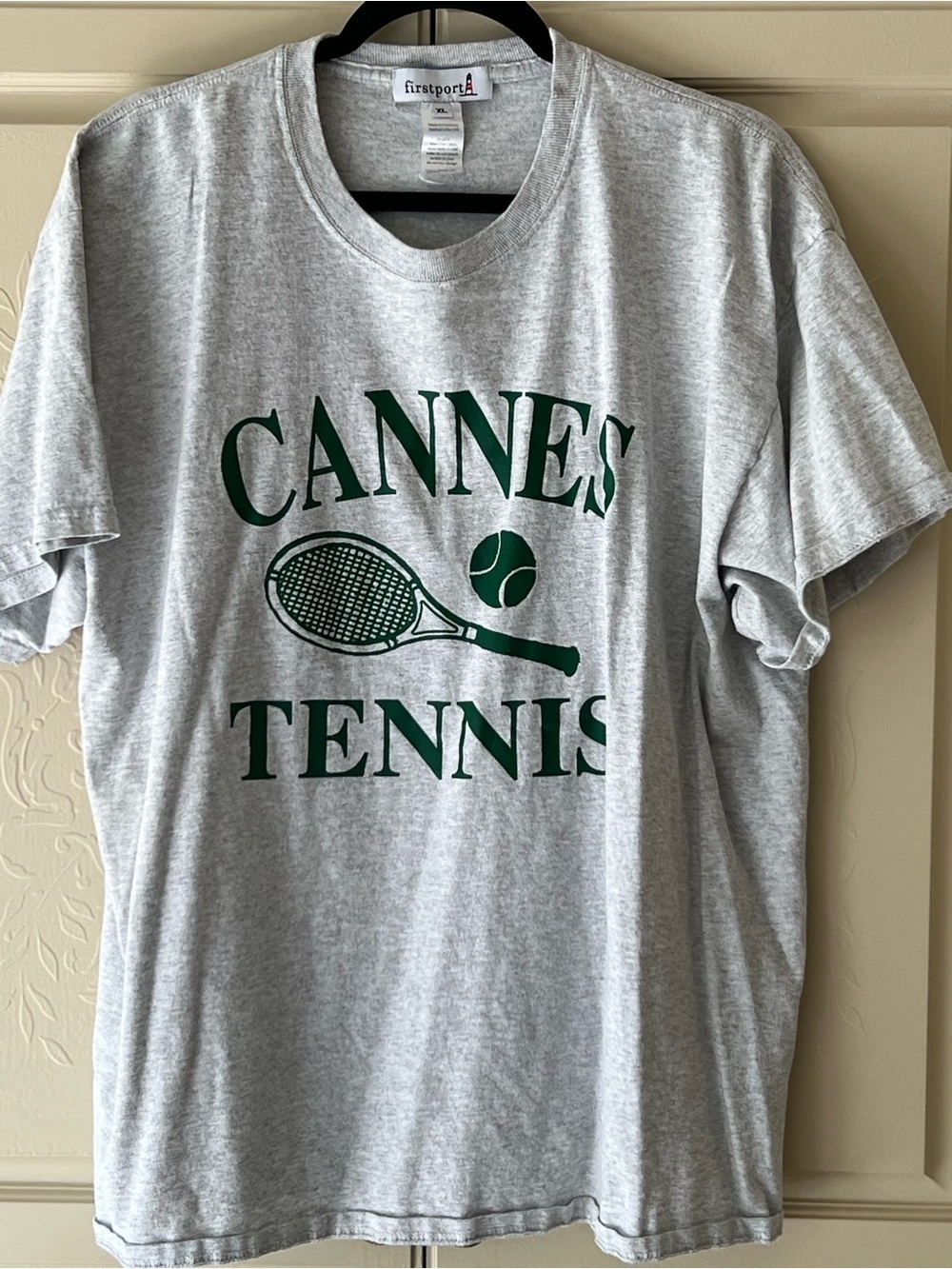 FIRSTPORT CANNES TENNIS T-SHIRT - 'BEIGE